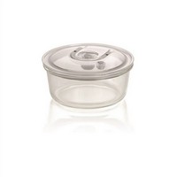 photo Transparent round container for vacuum packaging 940 ml 2