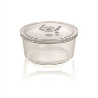 photo Transparent round container for vacuum packaging 1700 ml 2