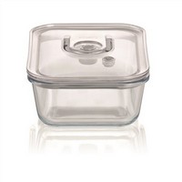 photo Transparent rectangular container for vacuum packaging 1500 ml 2