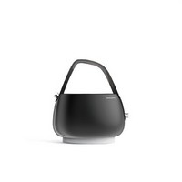 photo Bugatti - Jacqueline - Black electronic kettle with transparent smoked handle 1