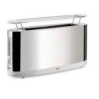 photo Alessi-Toaster with warming grid in 18/10 stainless steel 1
