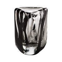 photo Venini - BLACK BELT TRIANGLE vase 699.15 CR/NE 1