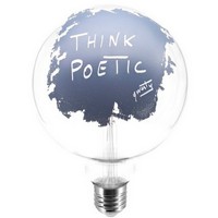 photo Filotto - LED light bulb with image - Tattoo Think Poetic 1