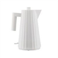 photo Alessi - Plissè - Electric kettle in thermoplastic resin - 2400 W - 170 cl - White 1