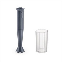 photo Alessi - Plissè - Immersion blender in thermoplastic resin with graduated cup - 500 W - Gray 1