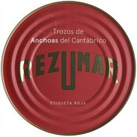 photo Rezumar - Etiqueta Roja - Filetes de Anchoa del Cantábrico en Trozos - 520 g 1