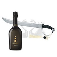 photo Fox Sommelier's Säbel mit Stahlgriff - Prosecco DOC Extra Dry - 0,75 cl 1