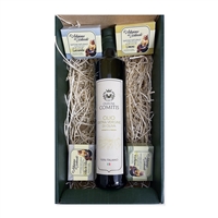 photo Extra Virgin Olive Oil Packaging: 500 ml bottle and 4 natural soaps 2