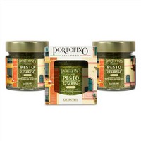 photo Portofino - Pesto Genovese con Basilico Genovese DOP senza Aglio - 3 x 100 g 1