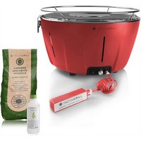 photo InstaGrill - Smokeless Tabletop Barbecue - Coral Red + Starter Kit 1