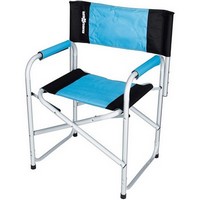 photo chaise de réalisateur bravura bleu - charge max : 100 kg - dimensions : 60 x 47 x h46/83 1