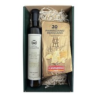 photo Geschenkbox mit nativem Olivenöl extra 750 ml und 30 Monate Parmesan 2