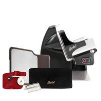 photo Home Line 200 Plus Slicer Black - Complete kit with cutting board, sharpener, tongs and cover 1