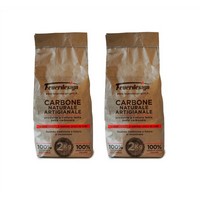 photo FEUERDESIGN - 2 sacos de 2kg de carbón natural de Antiche Carbonaie, 100% madera de encina italiana 1