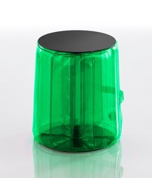 HELLY EKO TABLE - ALUMINUM STRUCTURE - CRYSTAL GREEN