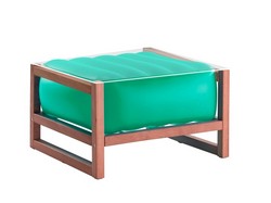 YOMI EKO TABLE WITH LIGHTING - WOODEN STRUCTURE - GREEN