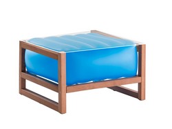 YOMI EKO TABLE WITH LIGHTING - WOODEN STRUCTURE - BLUE