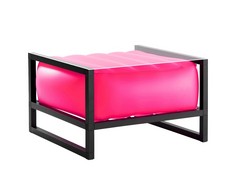 YOMI EKO TABLE WITH LIGHTING - BLACK WOOD STRUCTURE - PINK