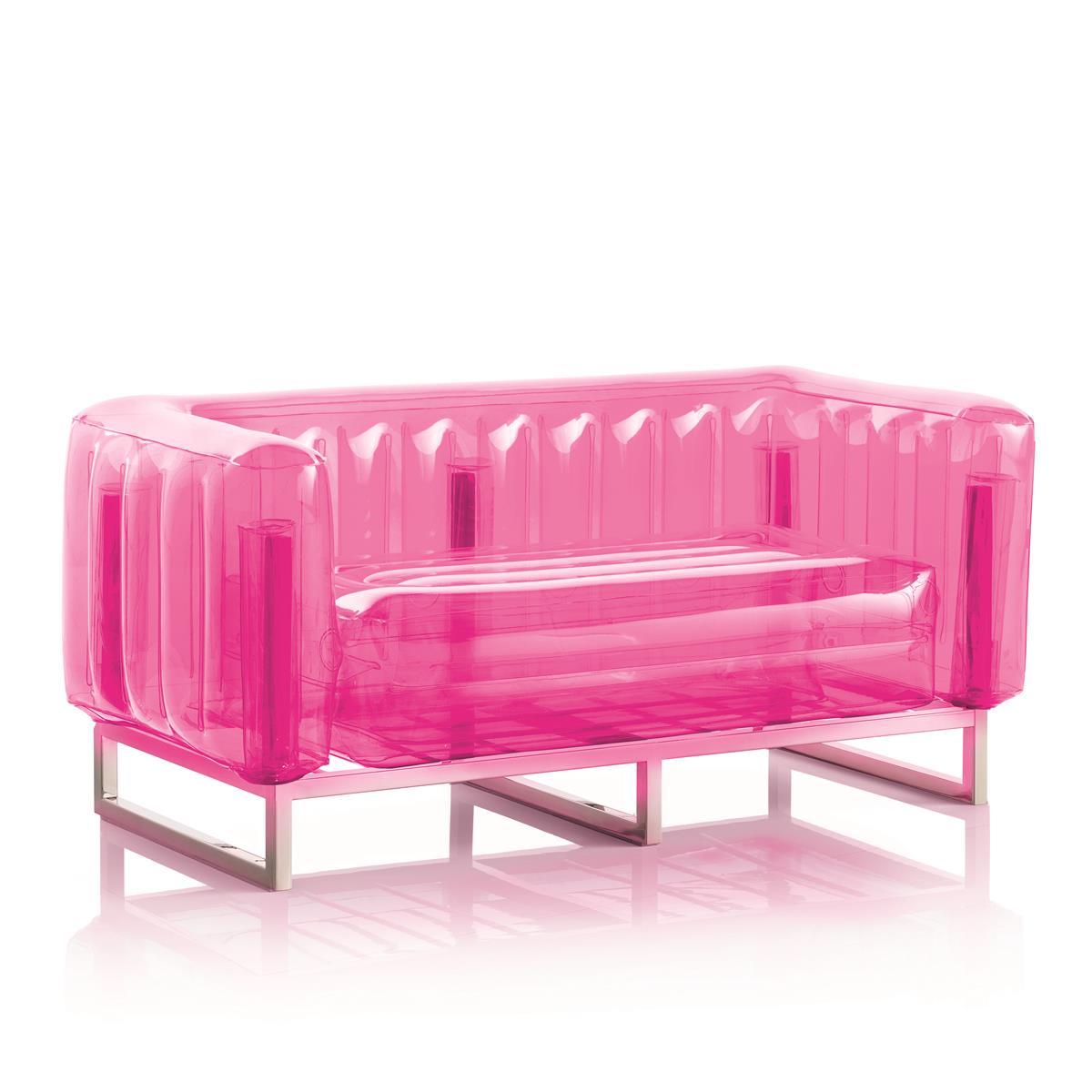Inflatable Sofas Inflatable Sofa with Metal Structure - Sofa YOMI Line - Pink Mojow Sofa and  Armchair Products