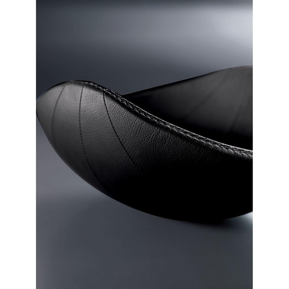 NINNAANNA Table Centerpiece - 100% BLACK Leather Upholstery