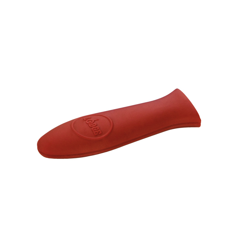 Protector de mango de silicona para sartenes LODGE - Rojo - Dimensiones: 1,7 x 4,6 x 12,7 cm