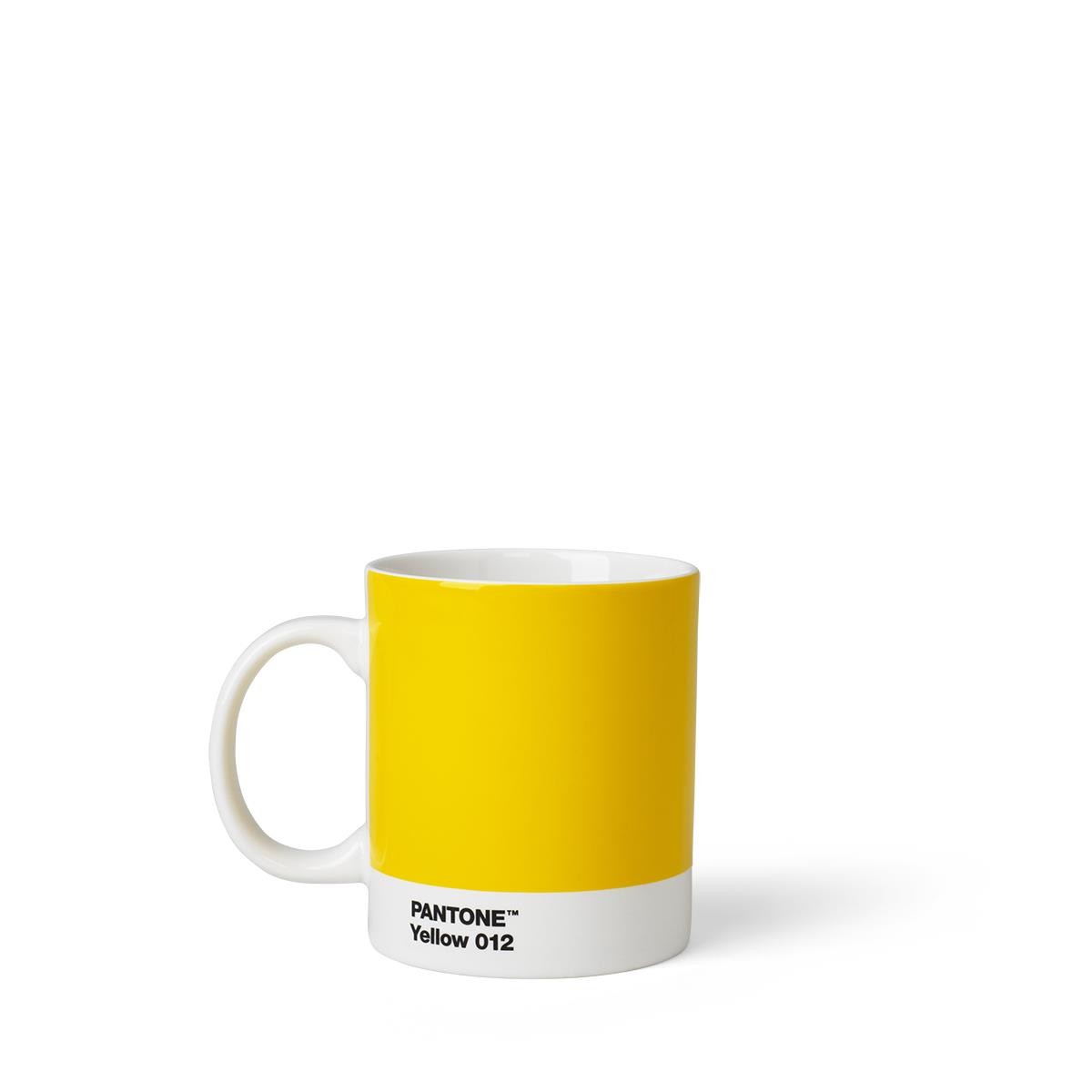 Yellow 012 101030012 Pantone Porcelain Mugs 375 ml 8.4  x  8.4  x  12.1 cm Porcelain 