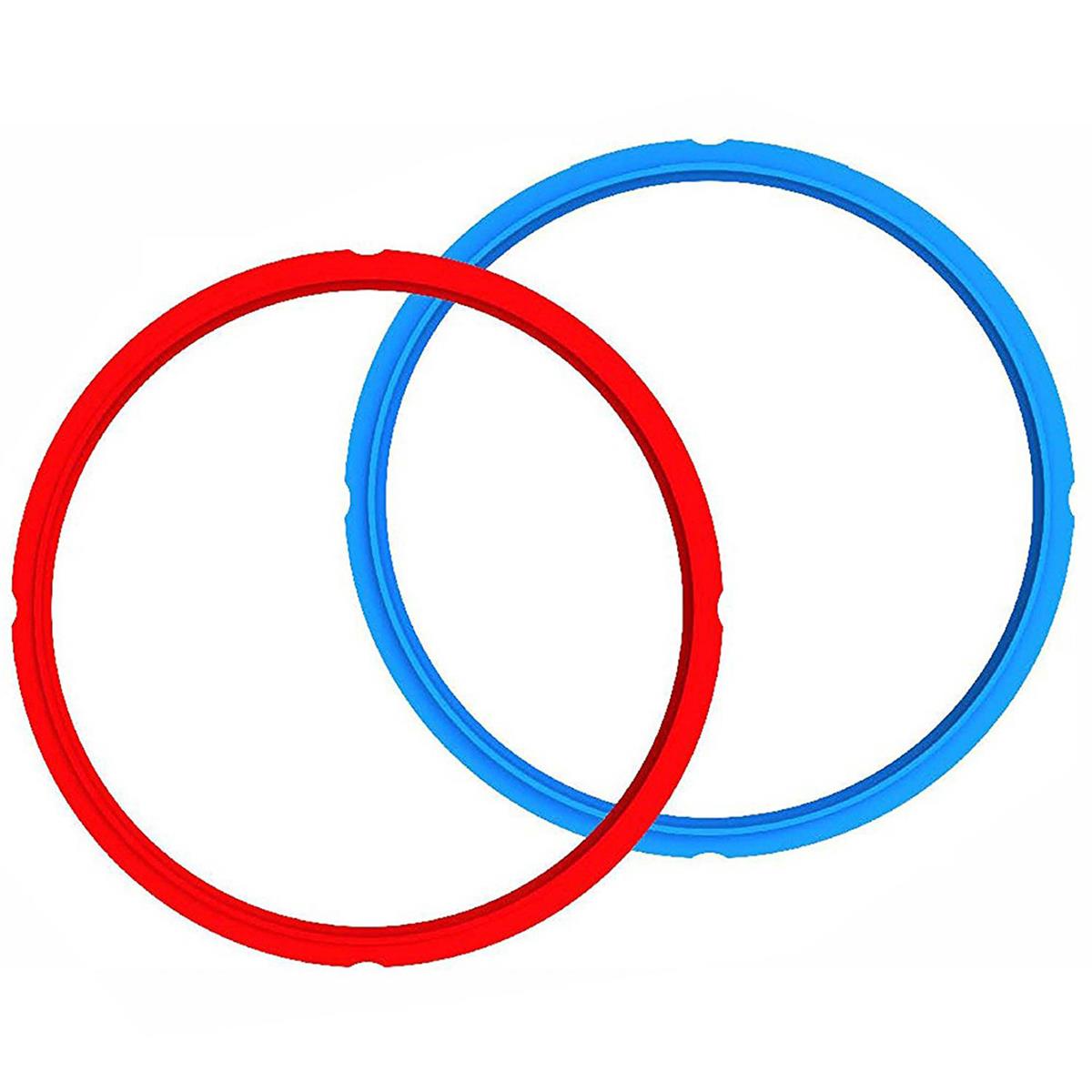 Instant Pot® - Conjunto de 2 Selos de Segurança de Silicone (Vermelho e Azul) para Modelos de 3 Lit