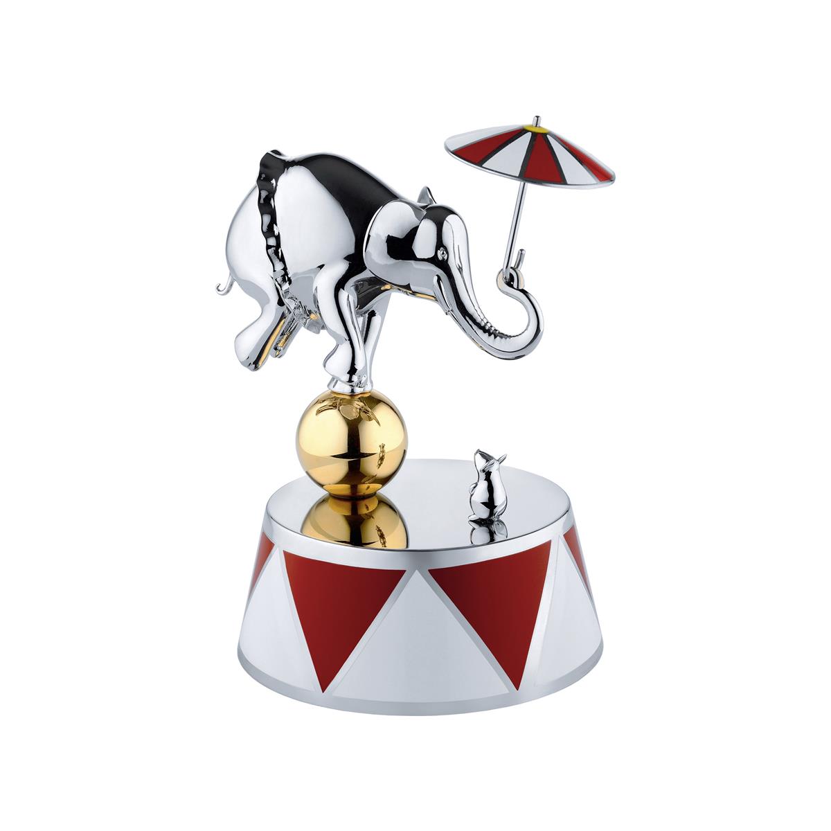 Alessi-Bark for Christmas Christmas decoration in colored steel and resin, white with porcelain magn