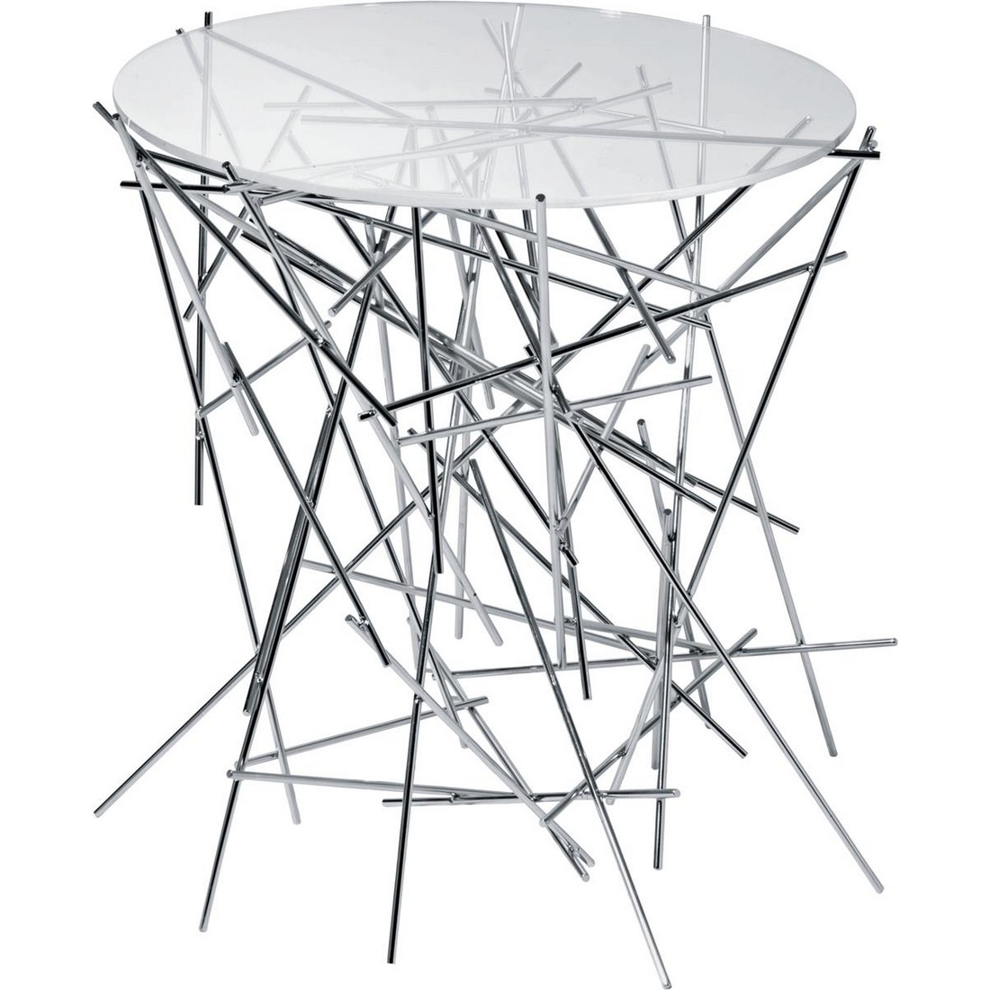 Alessi-Piana Folding and stackable chair in PP and fiberglass, gray