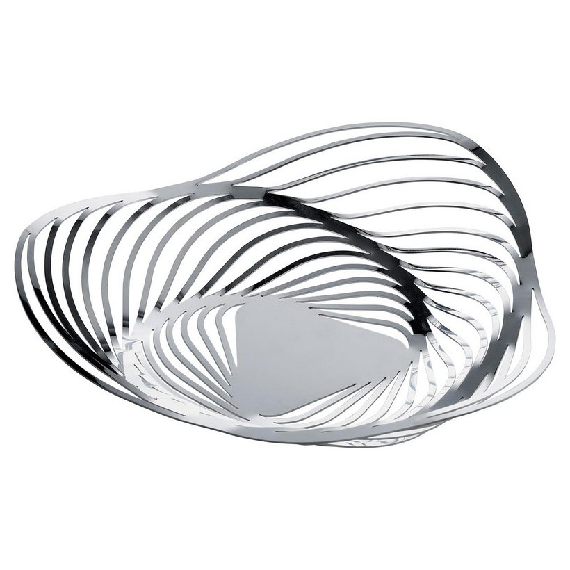 Alessi-Trinity Fruit bowl in 18/10 stainless steel