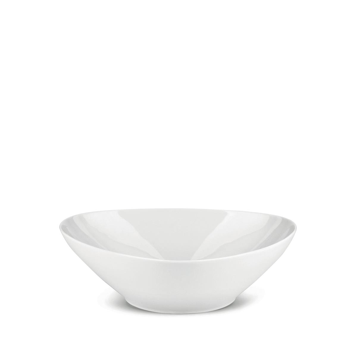 Alessi-Oval serving plate in 18/10 satin stainless steel with polished edge