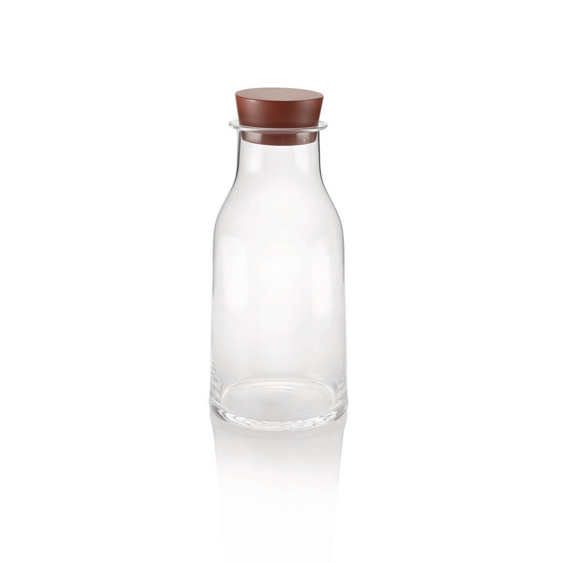 Alessi-Tonale crystalline glass carafe with silicone stopper