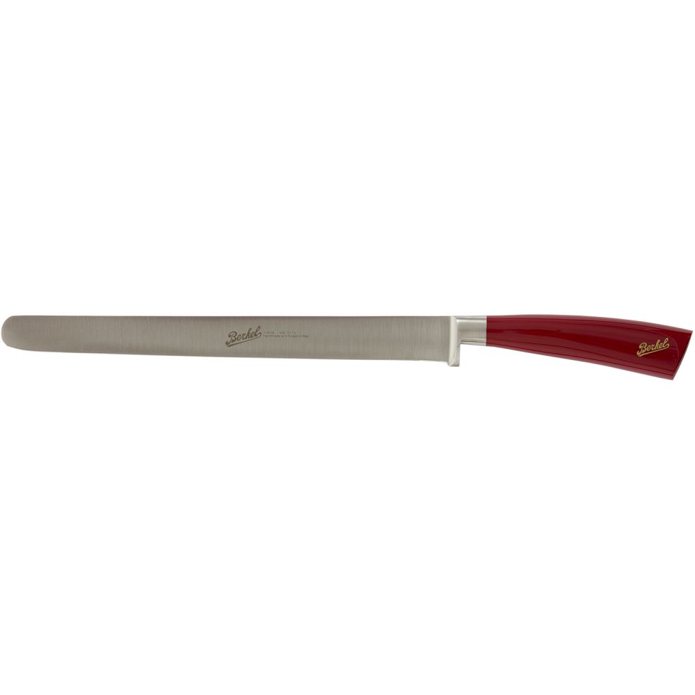 cuchillo elegance rojo - cuchillo salado 26 cm