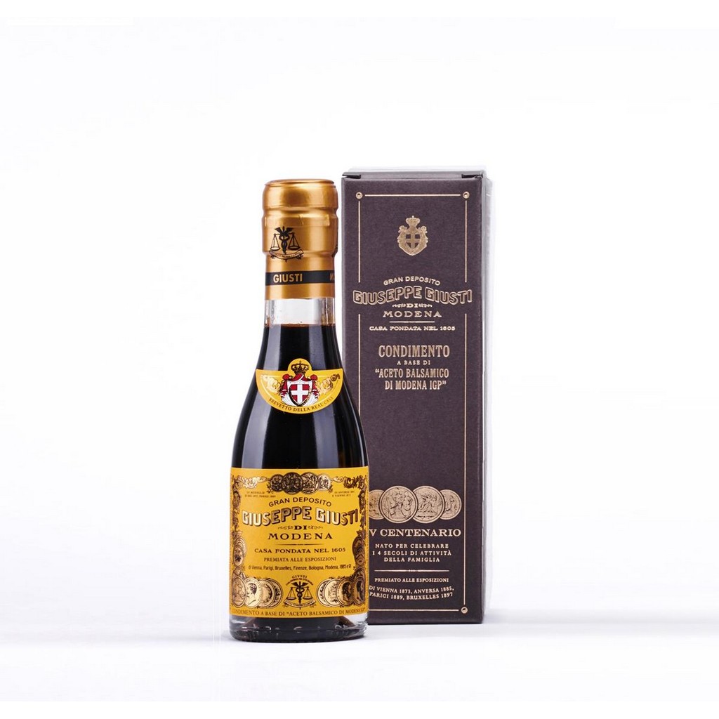 Balsamic Vinegar of Modena IGP - Organic 3 Gold Medals - Cubic of 250 ml