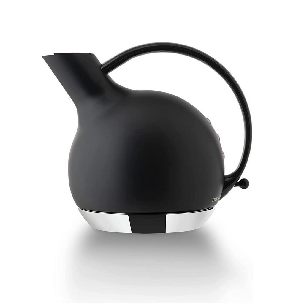 giulietta, electric kettle in 18/10 stainless steel - 1.2 l - matt black