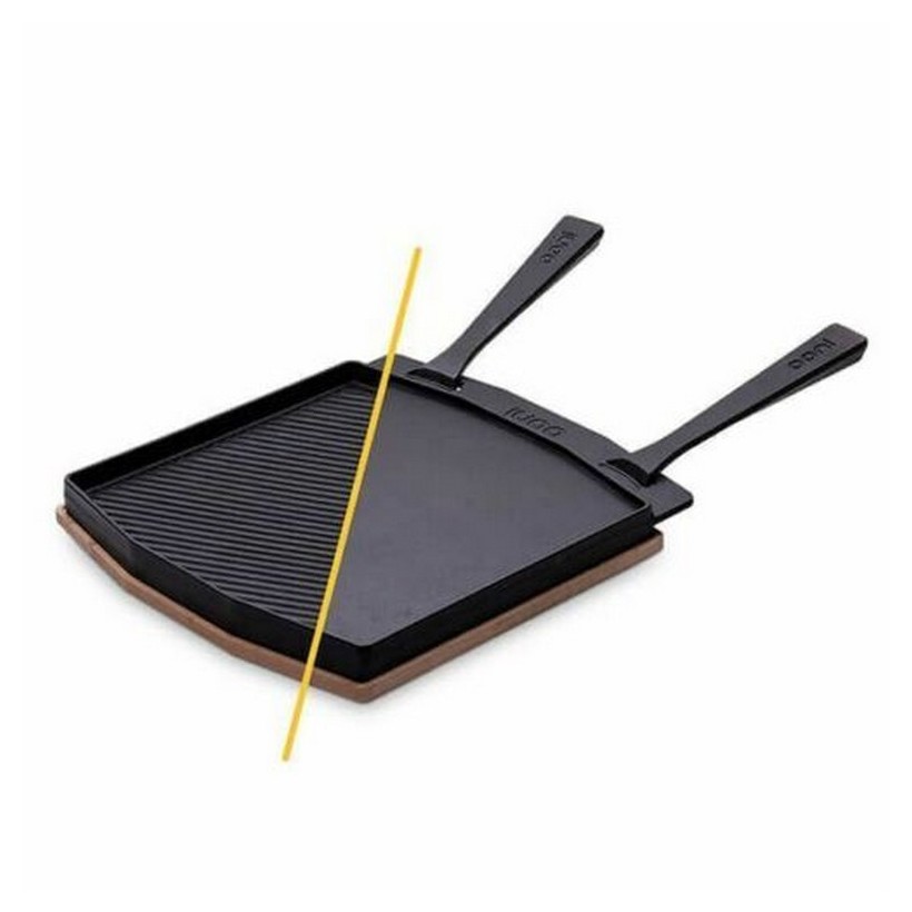 Ooni - Cast iron grill pan with 2 handles
