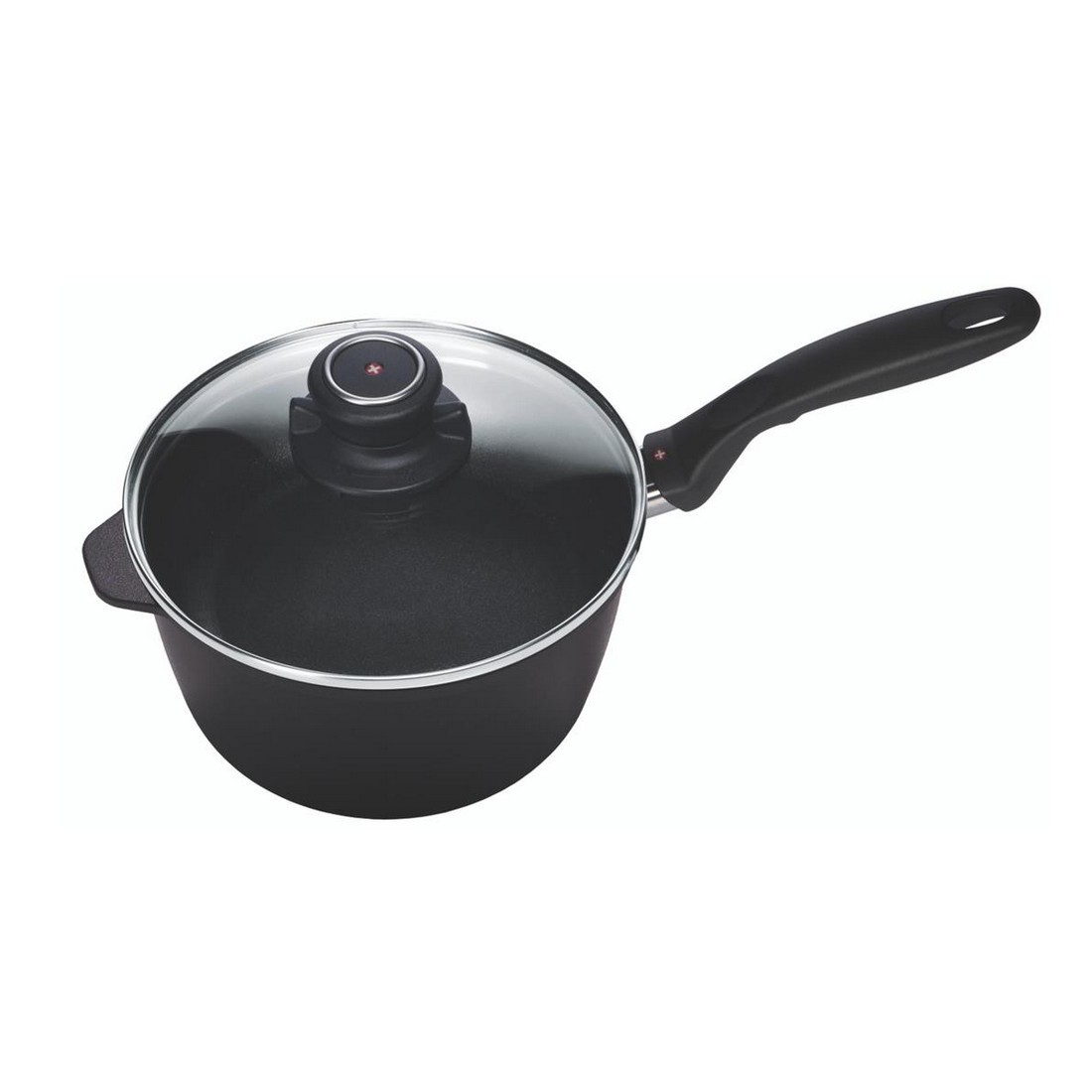 xd 3 l non-stick saucepan with glass lid - induction