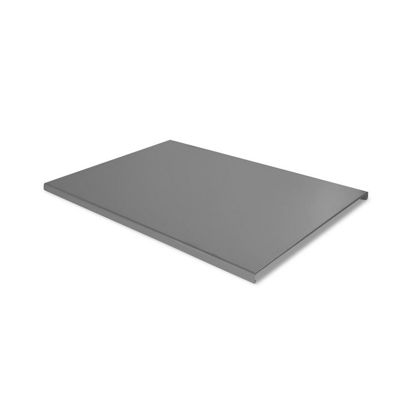 LISA - Plan Grande - tabla de repostería de acero inoxidable 80x55 cm